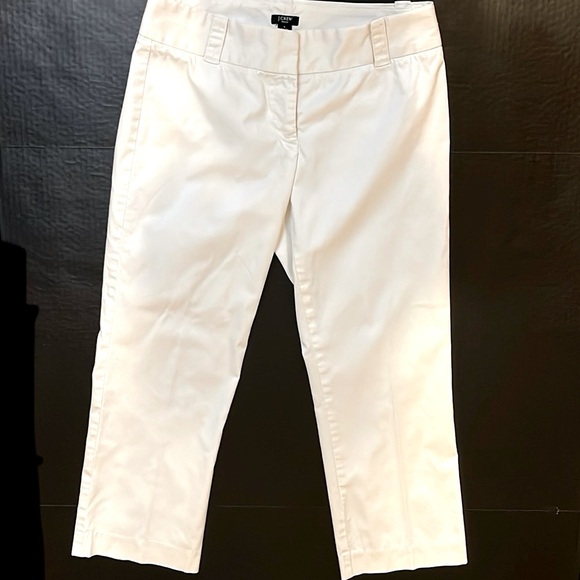 J. CREW Pants Women’s Size 4 City Fit White Stretch. Cotton/spandex. - Picture 5 of 10